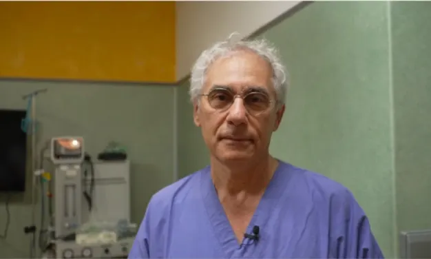 Prof. Dr. Claudio Manna in the operating room